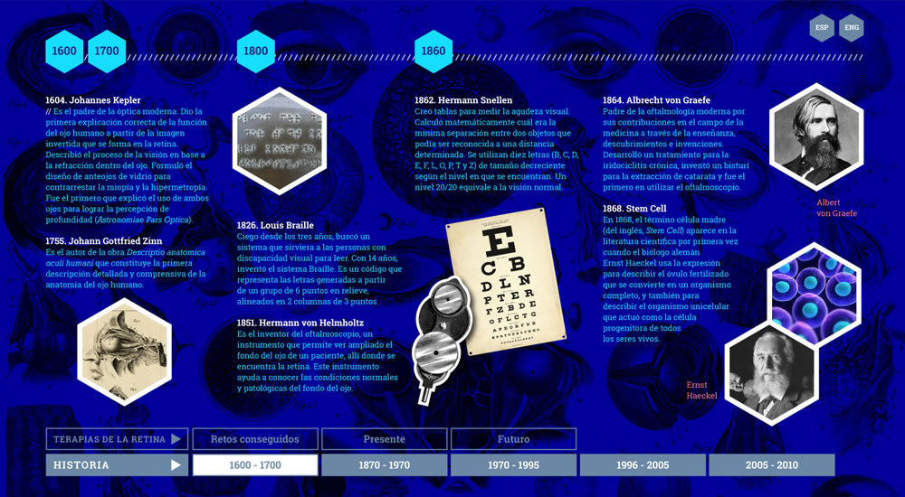 Nuevos interactivos en CosmoCaixa para conocer los avances en investigación contra la ceguera
