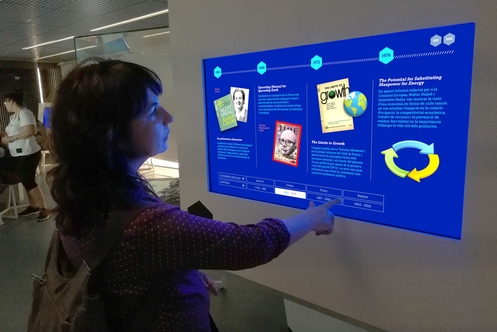 Exposición interactiva en CosmoCaixa para explicar qué es la economía circular