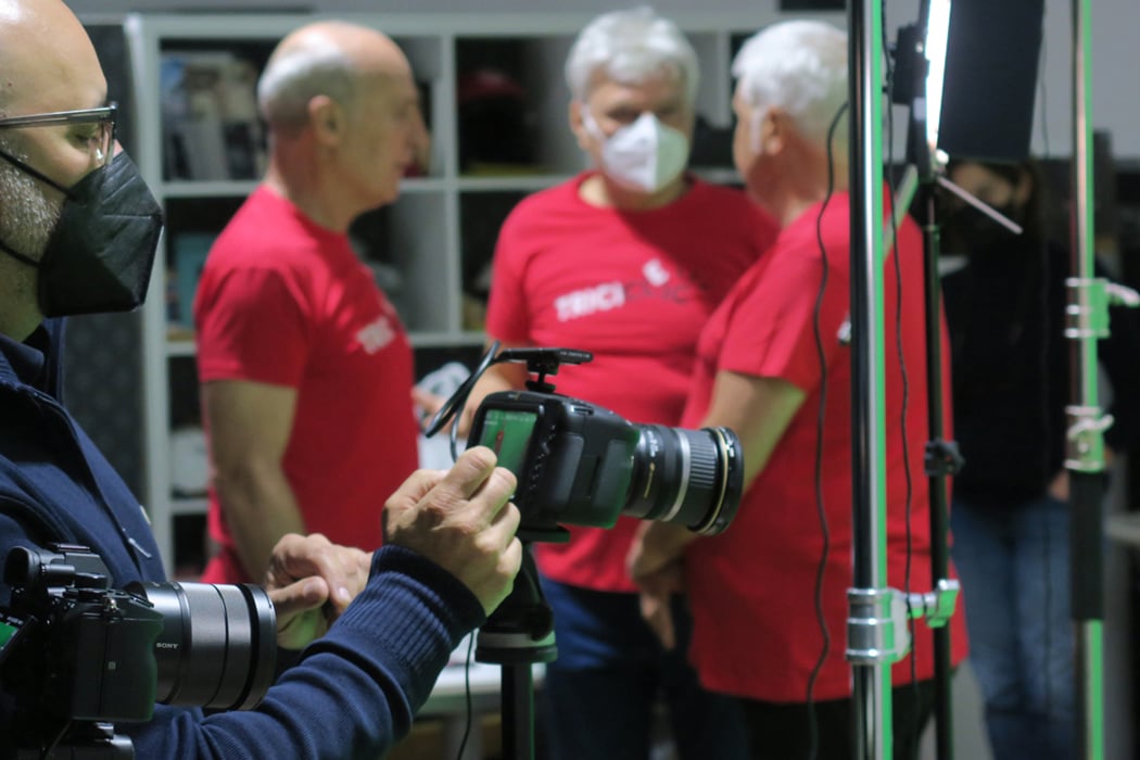 Videomaton interactivo para la exposición de Tricicle en Palau Robert