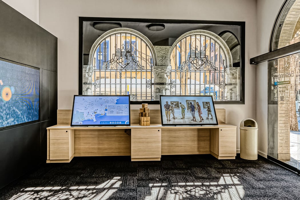 Tecnología interactiva para la nueva oficina de turismo de Sant Feliu de Guíxols