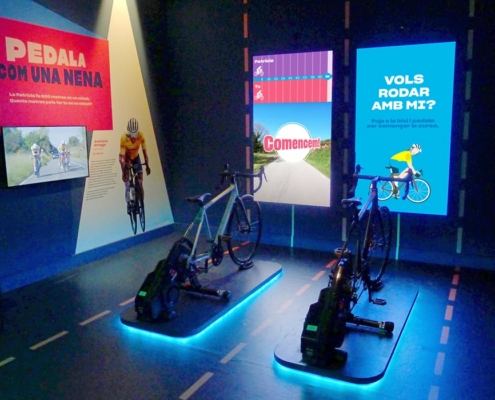 Interactivos para la exposición “Jugo com una nena!” en el Palau Robert de Barcelona