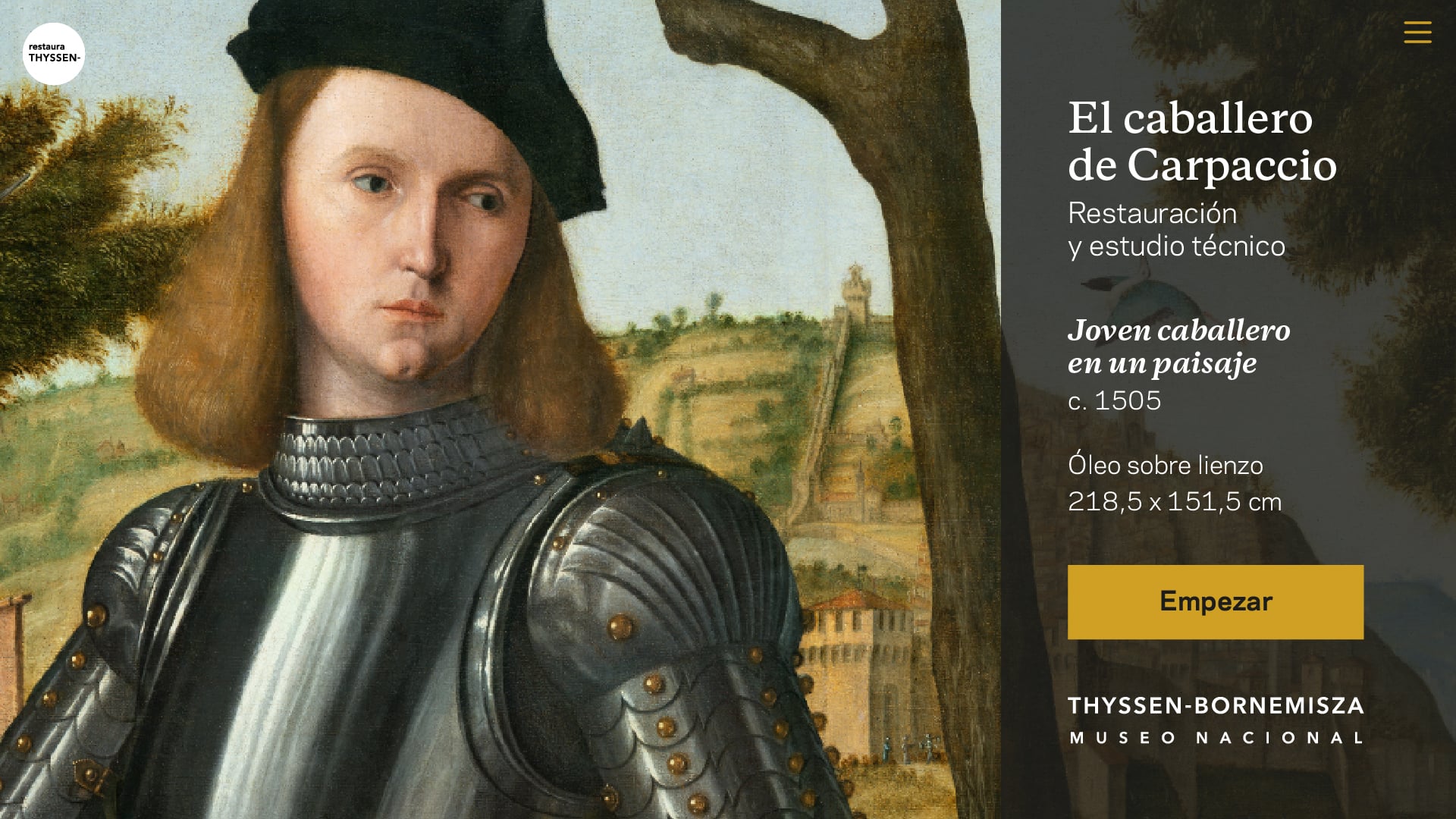 Una ventana interactiva al proceso de restauración con la webapp para el Museo Thyssen