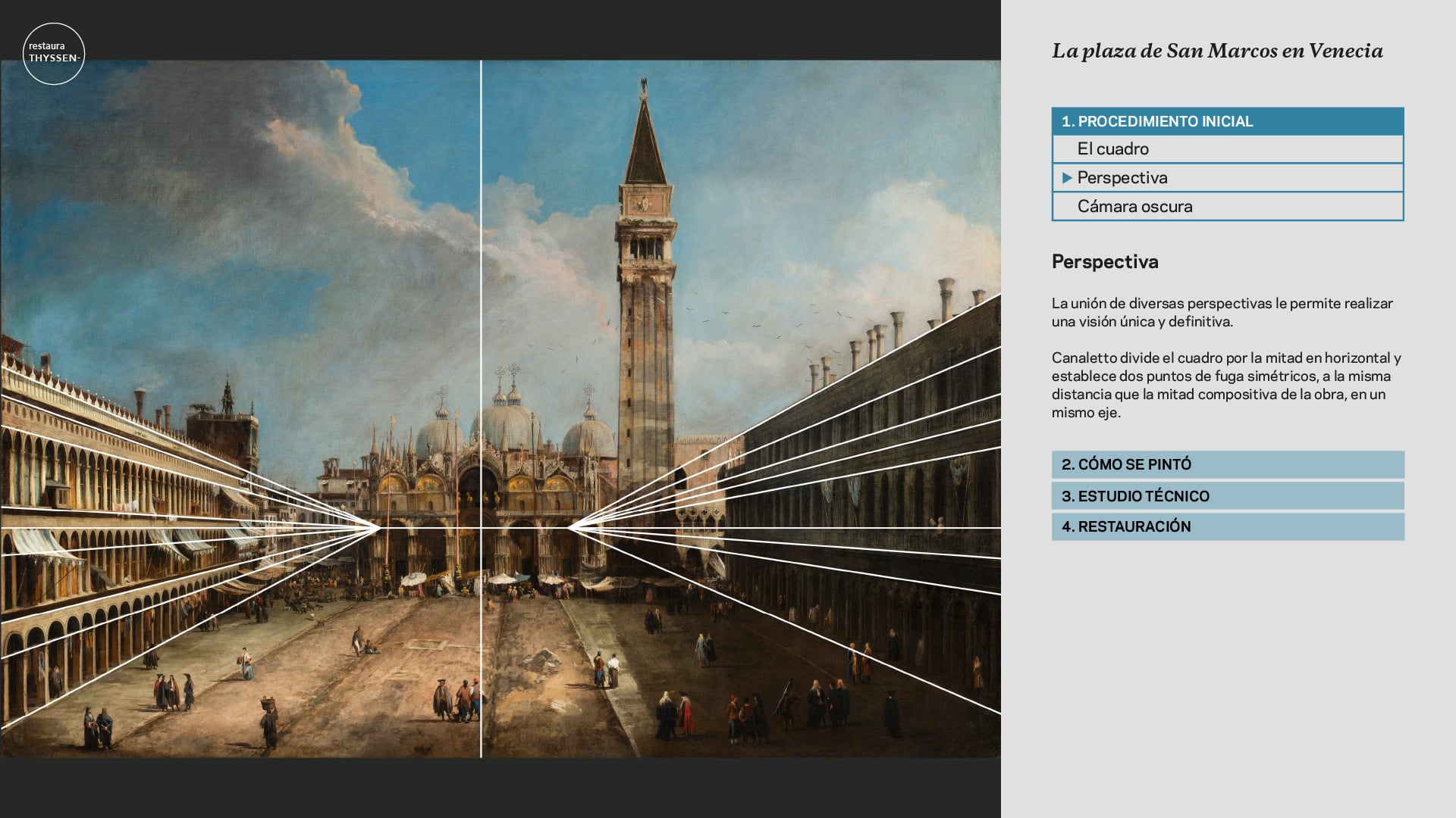 Una ventana interactiva al proceso de restauración con la webapp para el Museo Thyssen