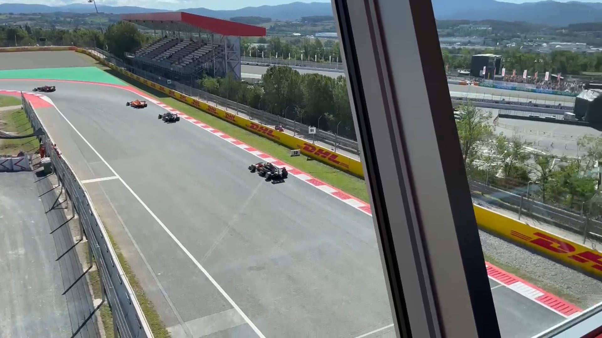 Vistas desde el Rooftop de Circuit de Barcelona-Catalunya