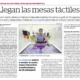 Llegan las mesas táctiles